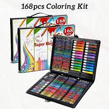 168 pcs kids coloring set