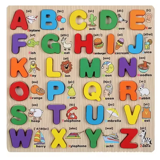 Premium Wooden Learning Alphabets