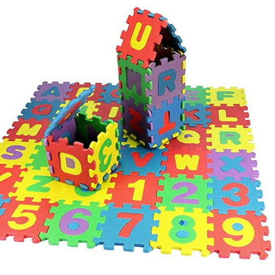 Alphabet and numeric puzzle Foam Mat