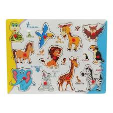 Vehicle, Animals, Sea animals wooden board puzzle