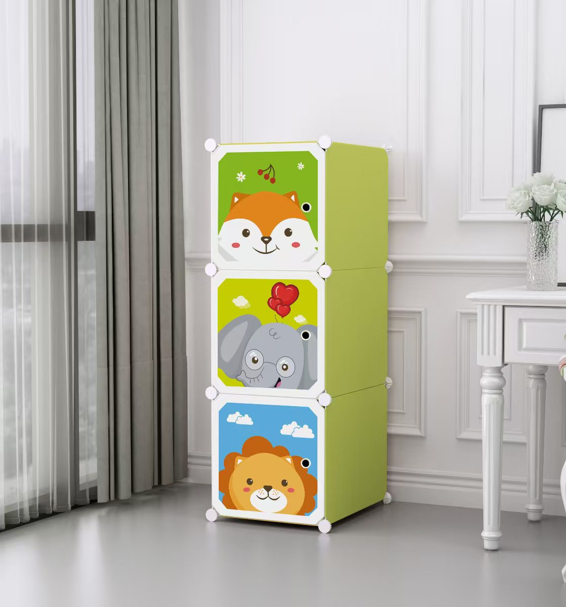 3 cube portable storage rack