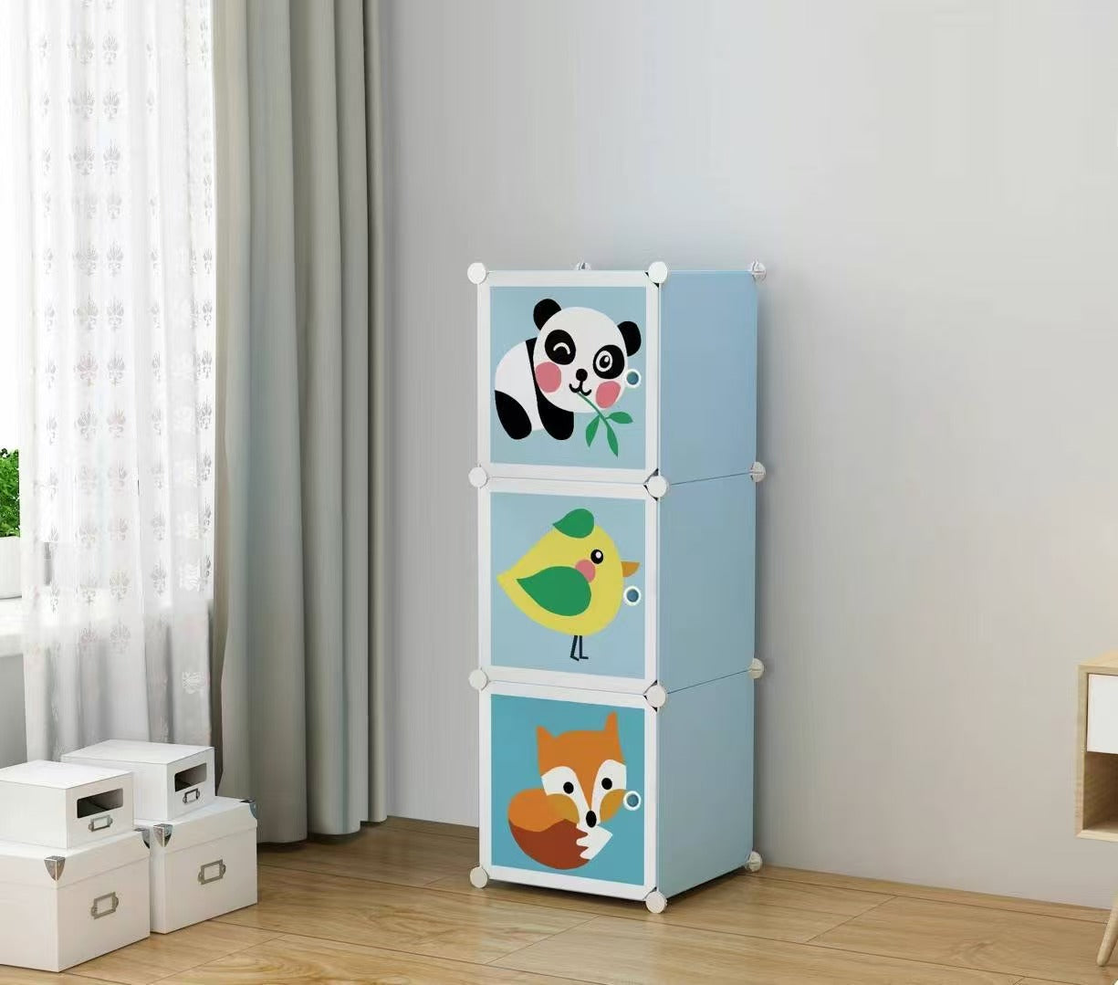 3 cube portable storage rack