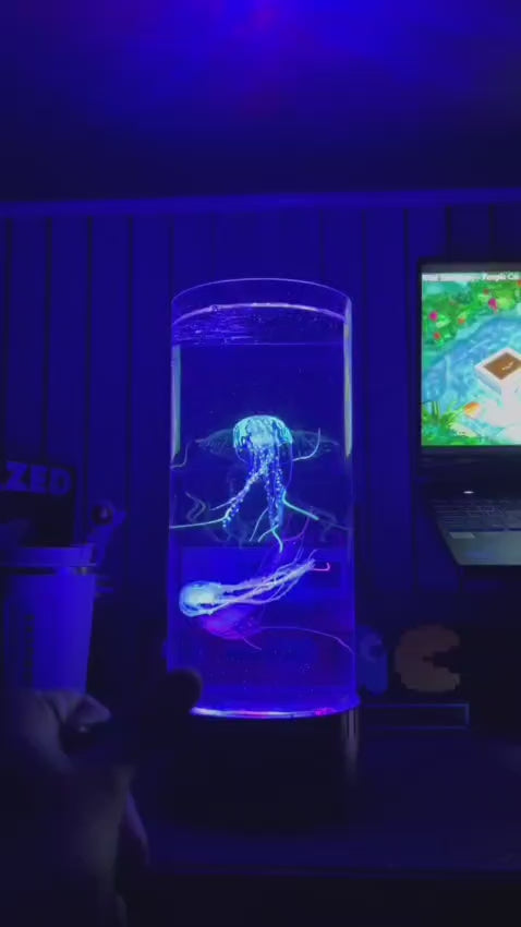 LED Jellyfish Lava Lamp – Relaxing Aquarium Mood Light for Bedroom & Desk Decor
