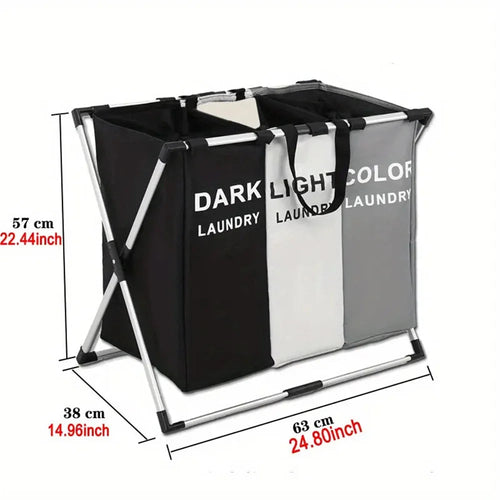 Foldable Laundry Basket – Waterproof Dirty Clothes Organizer