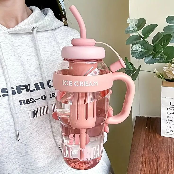 Portable Water Bottle with Secure Sipper Cap – Travel & School Friendly