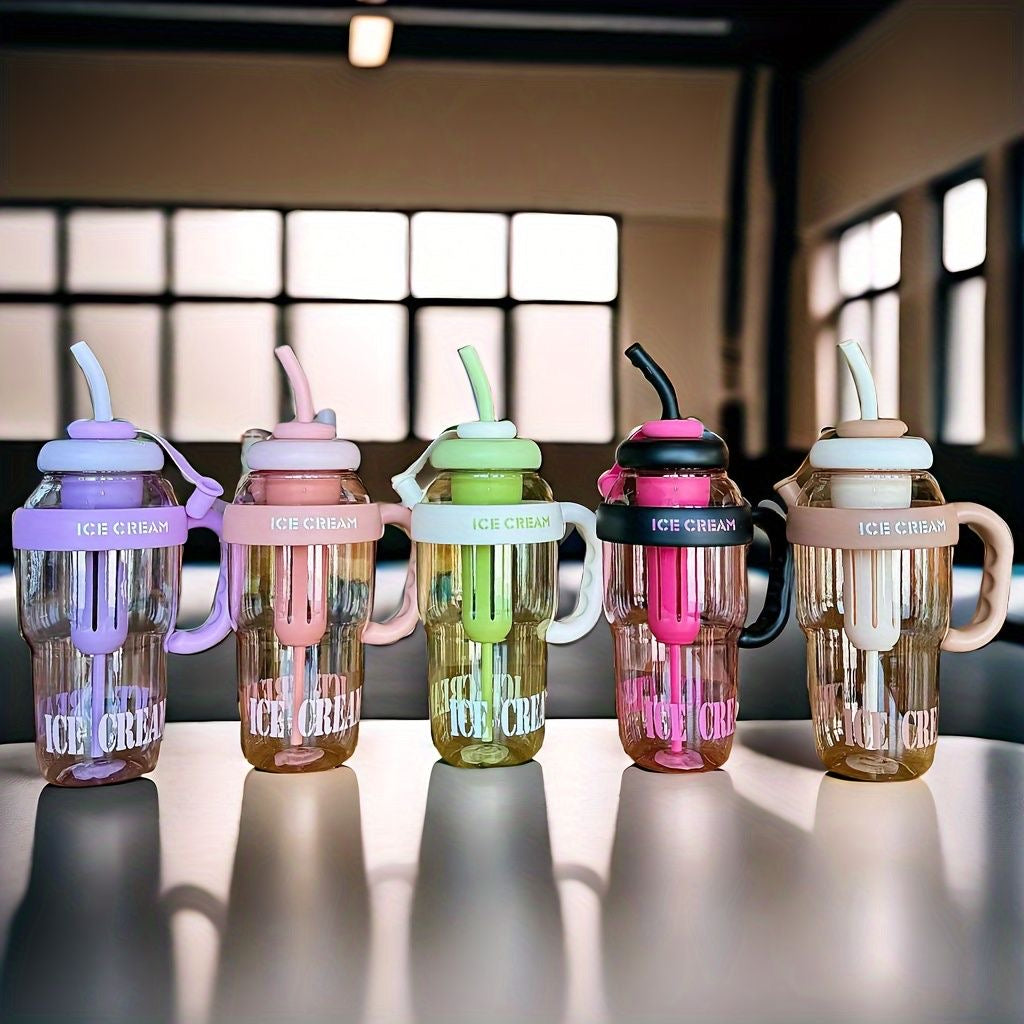 Portable Water Bottle with Secure Sipper Cap – Travel & School Friendly