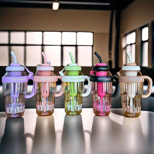 Portable Water Bottle with Secure Sipper Cap – Travel & School Friendly