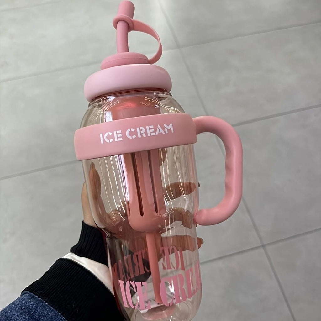 Portable Water Bottle with Secure Sipper Cap – Travel & School Friendly