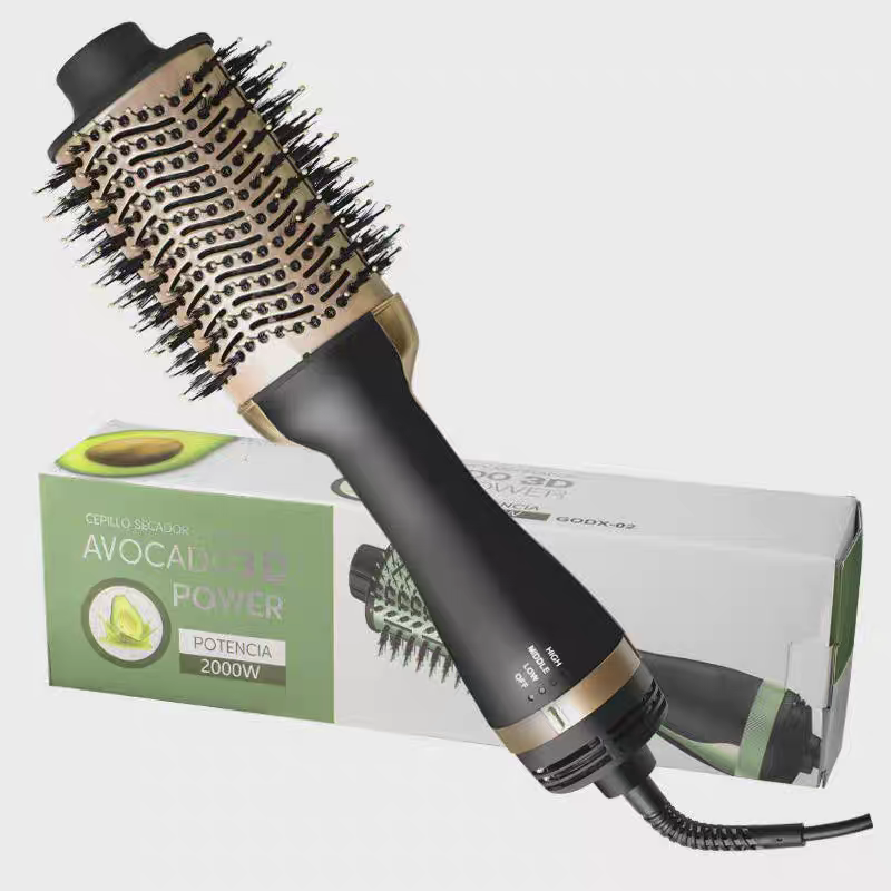 Hair & Blow Dryer Brush in One, Hot Air Brush 3 in 1 One Step Hair Dryer and with Negative Ion for Drying, Tools Blow Dryer, Straightening, Curling